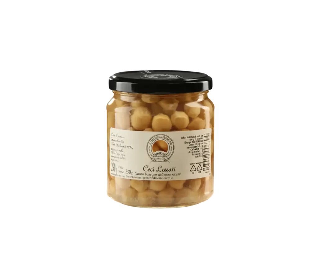Ceci cotti al naturale