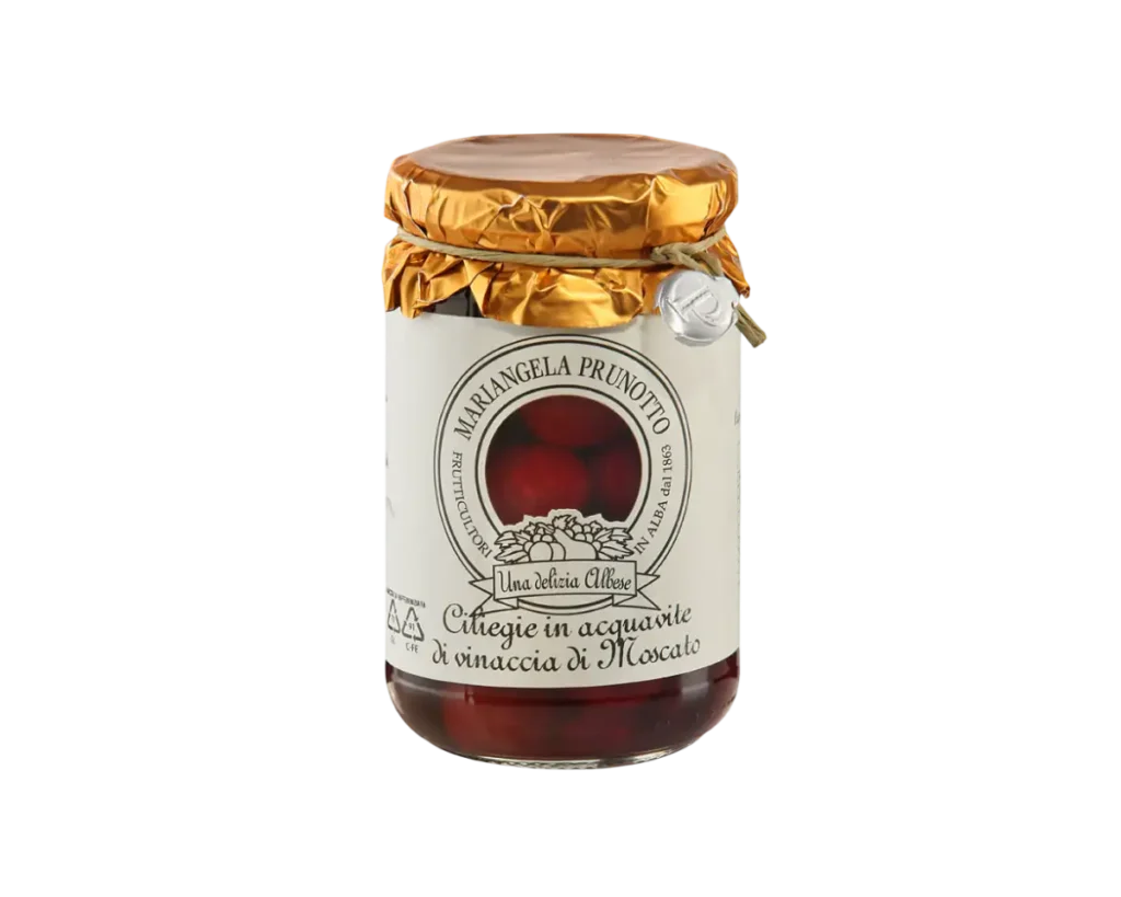 Ciliegie in acquavite di vinaccia di Moscato