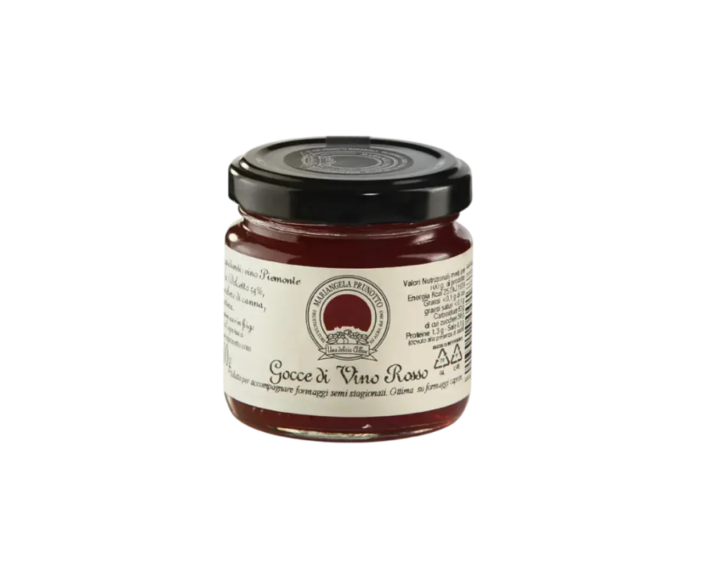 Gocce di vino rosso