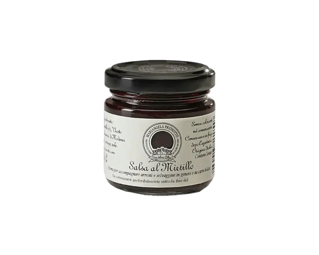 Salsa al mirtillo